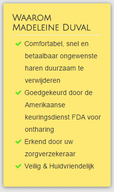 Laser-ontharingspraktijk - Ontharen met laser